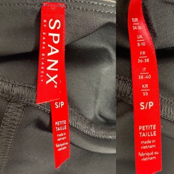 Spanx black faux leather leggings - Picture 14 of 16